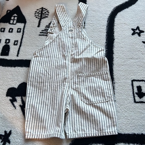 NWT Zara Striped Denim Overalls - Picture 5 of 5